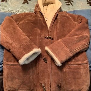 Charles Klein Leather (suede) Winter Jacket